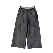 Stella Mccartney Cropped Leather Effect Pants