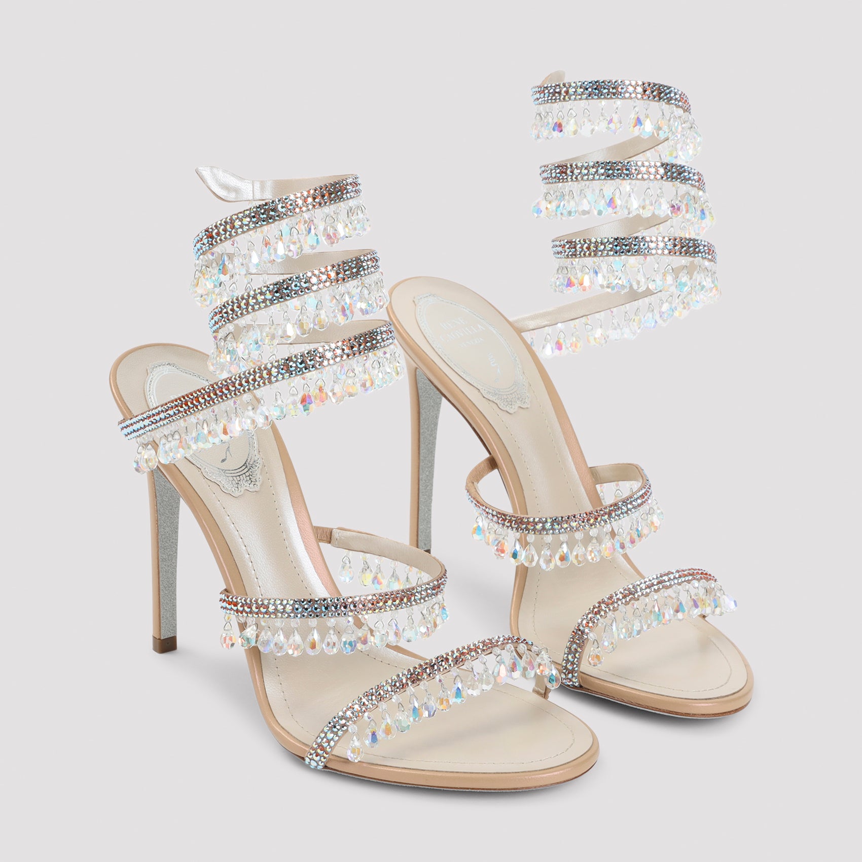 René Caovilla Chandelier High-Heel Sandal - WOMEN SHOES - RENE` CAOVILLA - T.Luxy