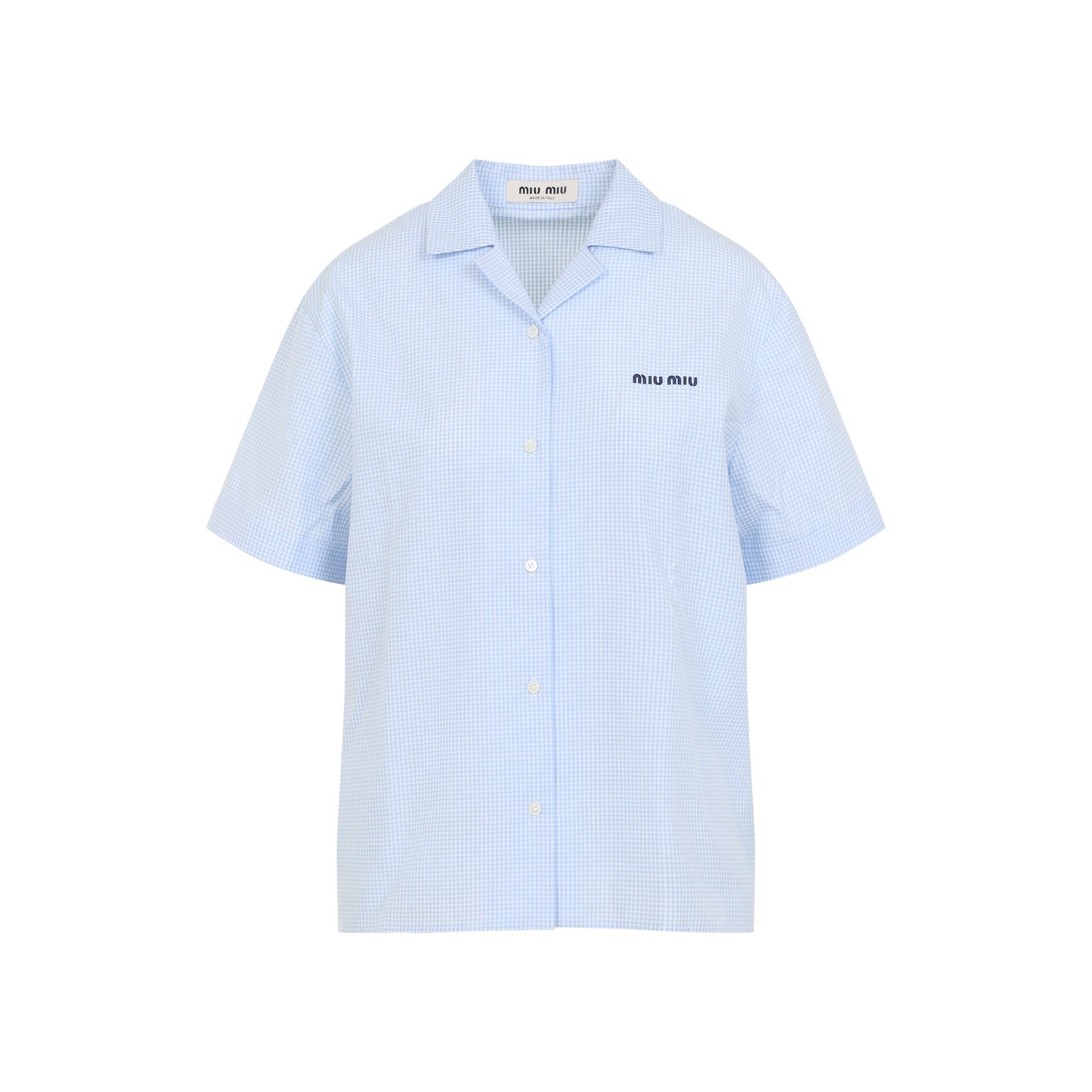 Miu Miu Shirts - Blue | e1d1524e57d4c1dfc1d8d7a61374fdc4a141da05