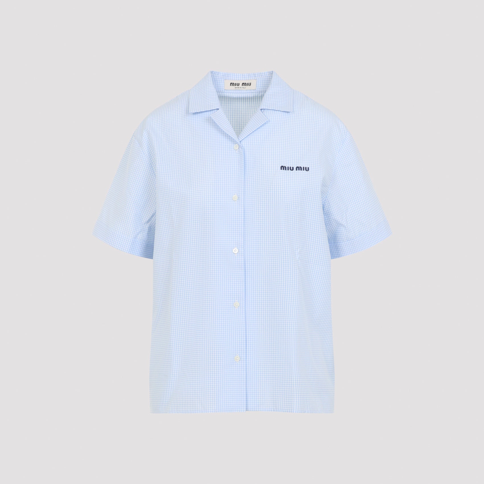 Miu Miu Shirts - Blue | a9aac1ed1fb21fd30516f0582416d57db8e8e8f5