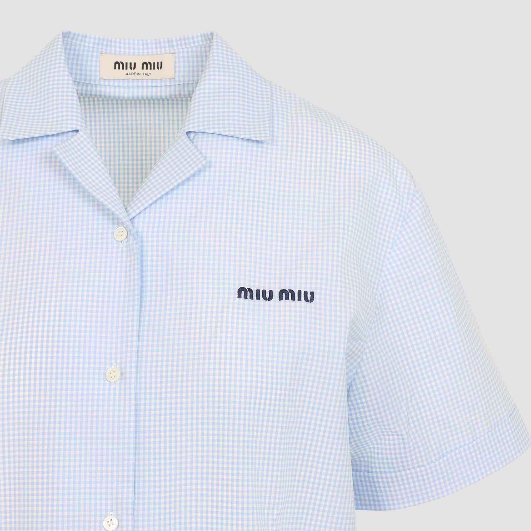 Miu Miu Shirts - Blue | 5acde708de2c1958477c96f3f6ef6bc0b84aa6dc