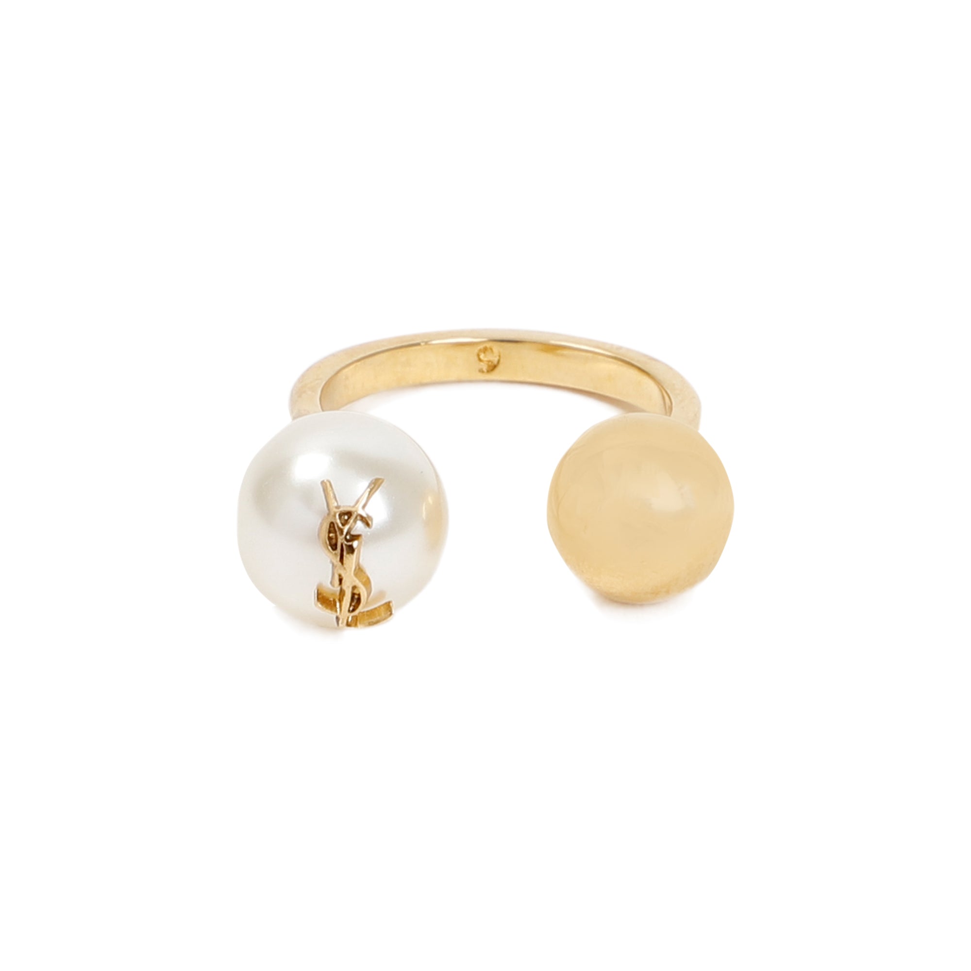Saint Laurent Bague Boule Ysl Ring - WOMEN ACCESSORIES - Saint Laurent - T.Luxy