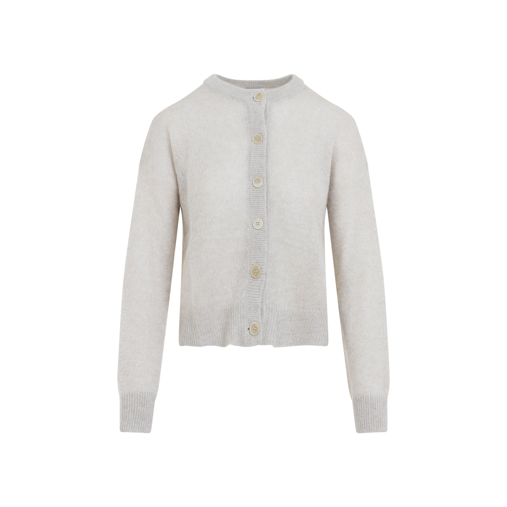 Brunello Cucinelli Cardigan - Nude & Neutrals | 6655a4714fa25c5a2e7f182f96c988e49487b351