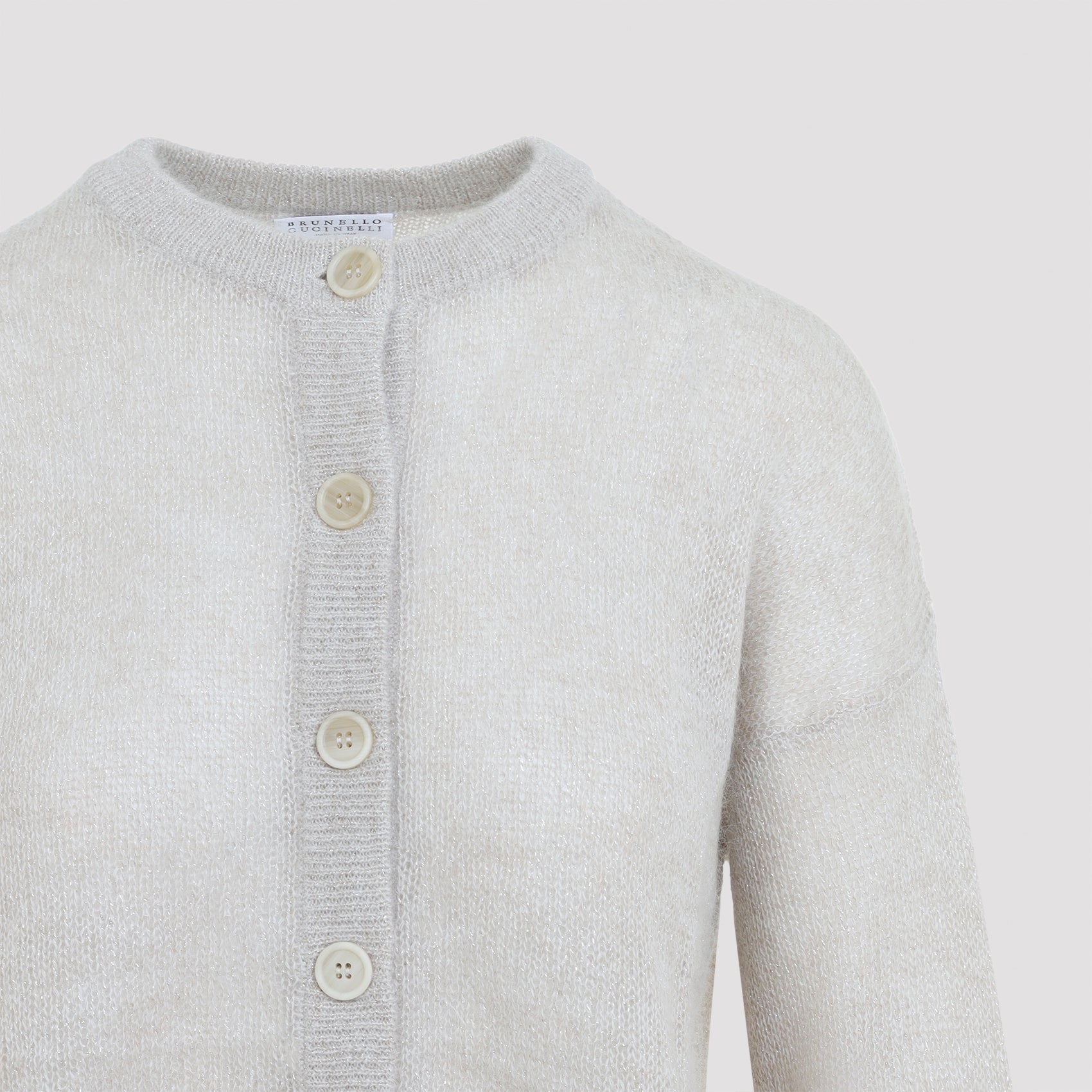 Brunello Cucinelli Cardigan - Nude & Neutrals | 76936455d537d706170a42e2548cdeee8d0eee0a