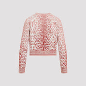 Roberto Cavalli Cardigan - Pink & Purple | 460d82039f4b93352f5f2ab99945b0800a4f7c08