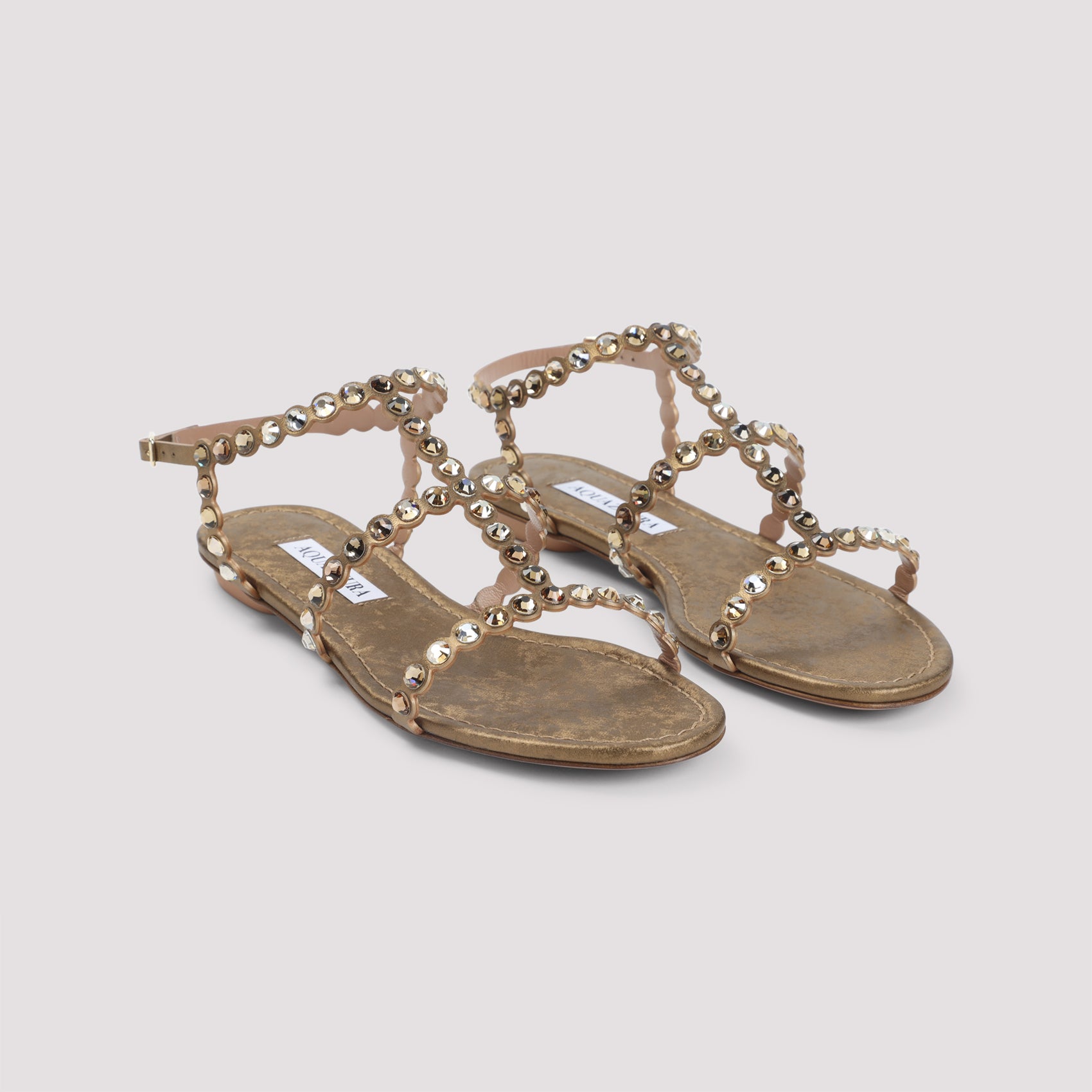 Aquazzura Sandals - Metallic | 4e6d8ce56207075eec9a2301cdbb5b52035a68f5