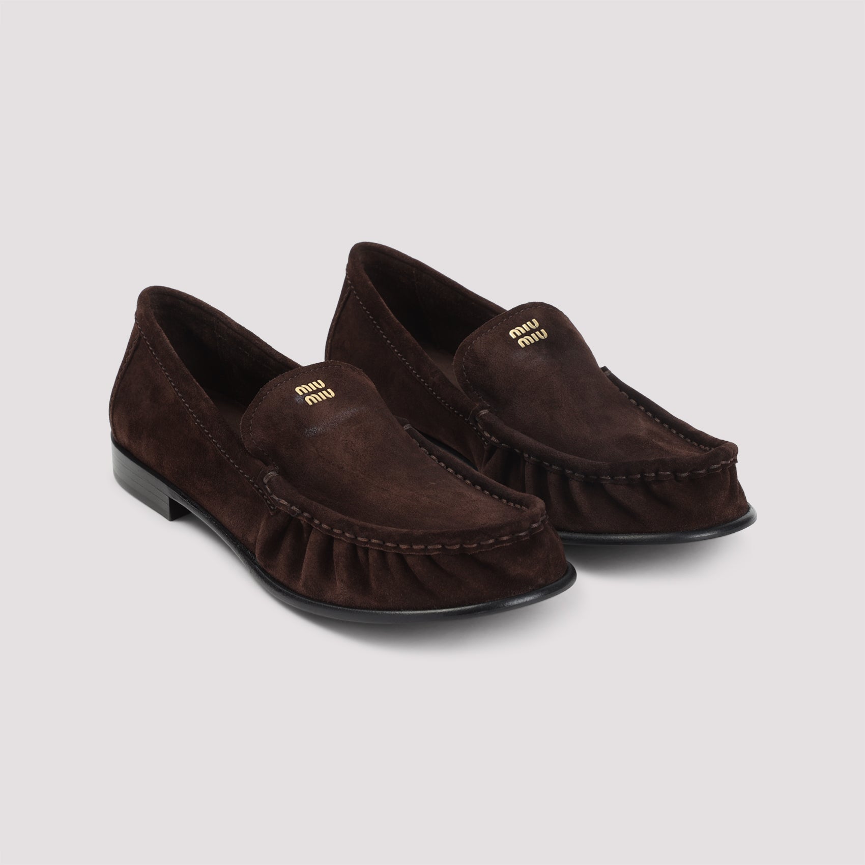 Miu Miu Loafers - Brown | 6e6f8ba55c481bd7d9c76faa01aab9ab786e3056