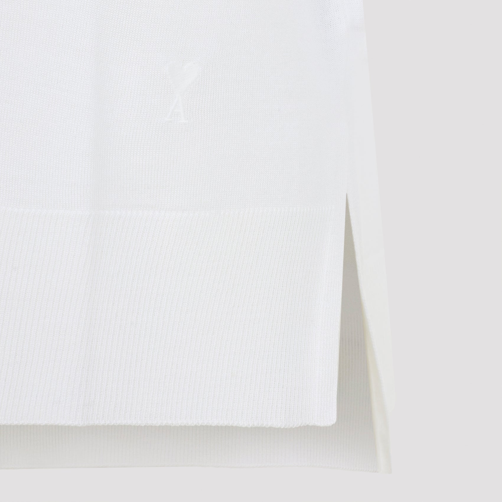 Ami Paris Polo - White | 571104c7ec50e7ae4d6473b41f5b954466361ddc
