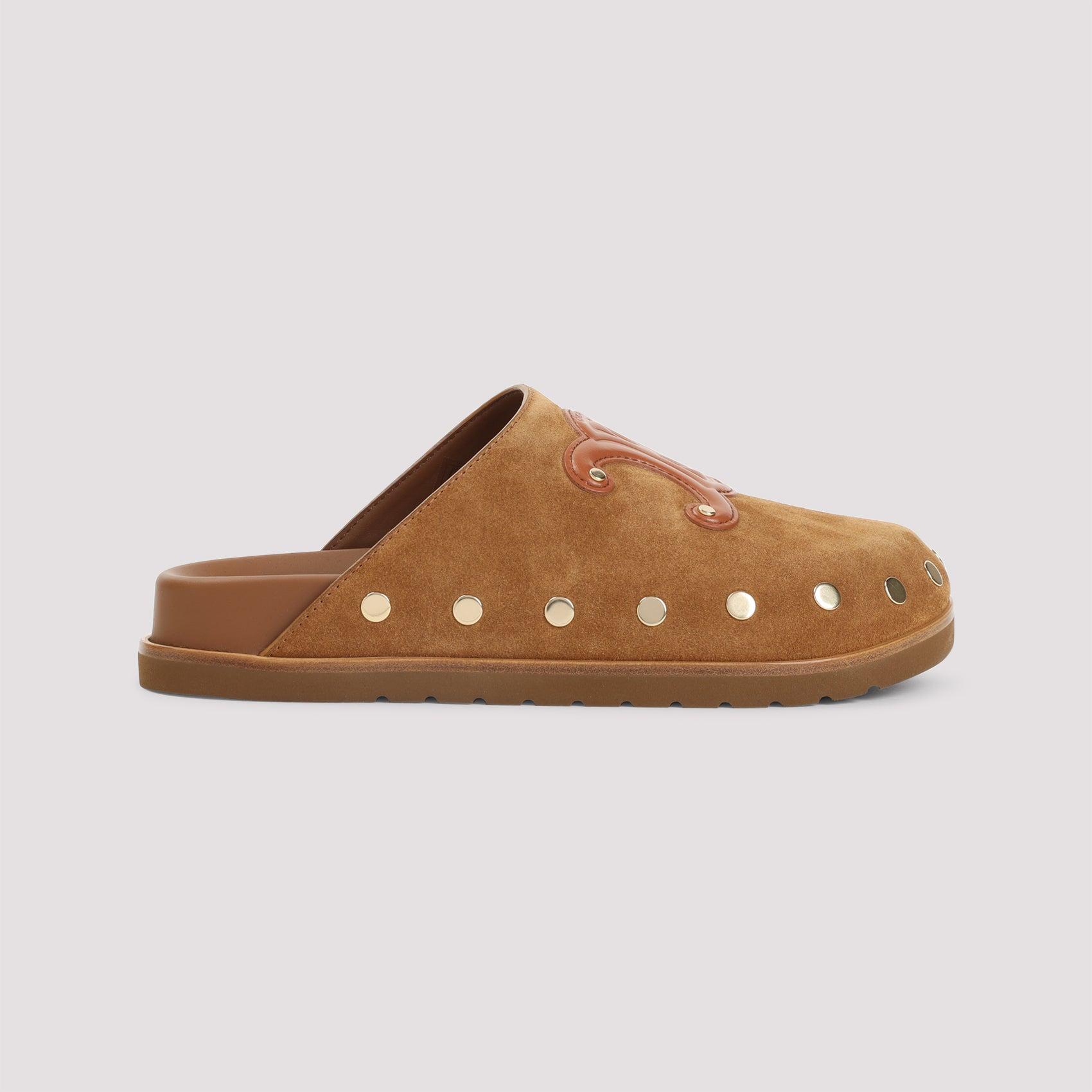 Celine Triomphe Wedge Mules - WOMEN SHOES - Celine - T.Luxy