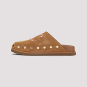 Celine Triomphe Wedge Mules - WOMEN SHOES - Celine - T.Luxy