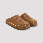 Celine Triomphe Wedge Mules - WOMEN SHOES - Celine - T.Luxy
