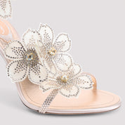 Rene` Caovilla Sandals - Pink & Purple | 711f56ea61827dfcaecea67e3e4b0738f45b1866