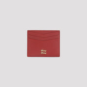 Miu Miu Credit card case - Red | 366bb68df60ae392a3948d1722ae9ca4ecca23b9