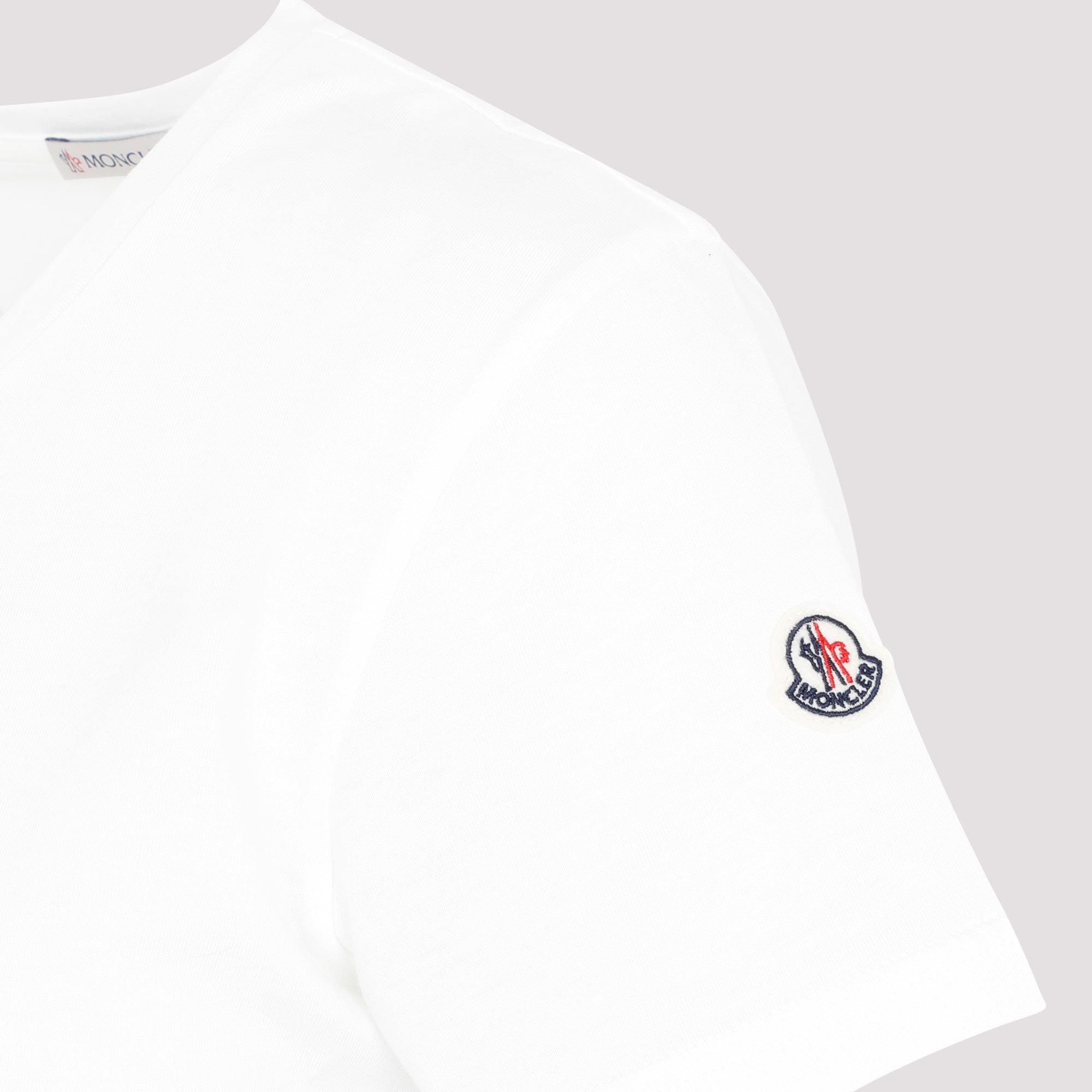 Moncler T-shirts - Nude & Neutrals | 439331fb08bf0518fce4a6bcb186307a5eac5b92