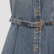 Alexander Mcqueen Mini dresses - Blue | f7c5fce26962e18993ff44fa71d75aa35244e5a3