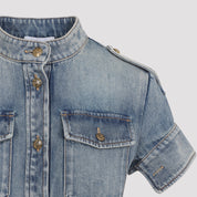 Alexander Mcqueen Mini dresses - Blue | 4088a48c3799dfdb989617636d1a76588d3b2cc3