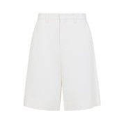Max Mara`S Bermuda - White | 94ee7245e8de0ea1257a3138139ec634ab059a0a