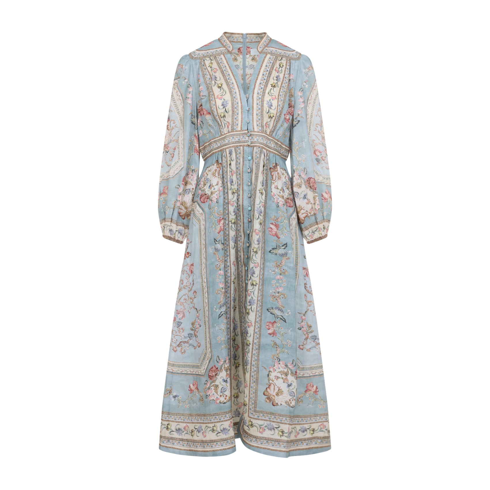 Zimmerman Roselight Plunge Midi Dress - WOMEN CLOTHING - Zimmermann - T.Luxy