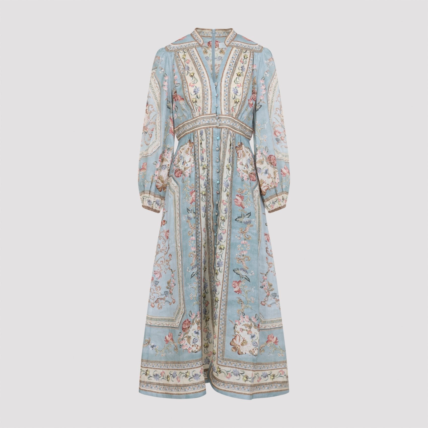 Zimmerman Roselight Plunge Midi Dress - WOMEN CLOTHING - Zimmermann - T.Luxy