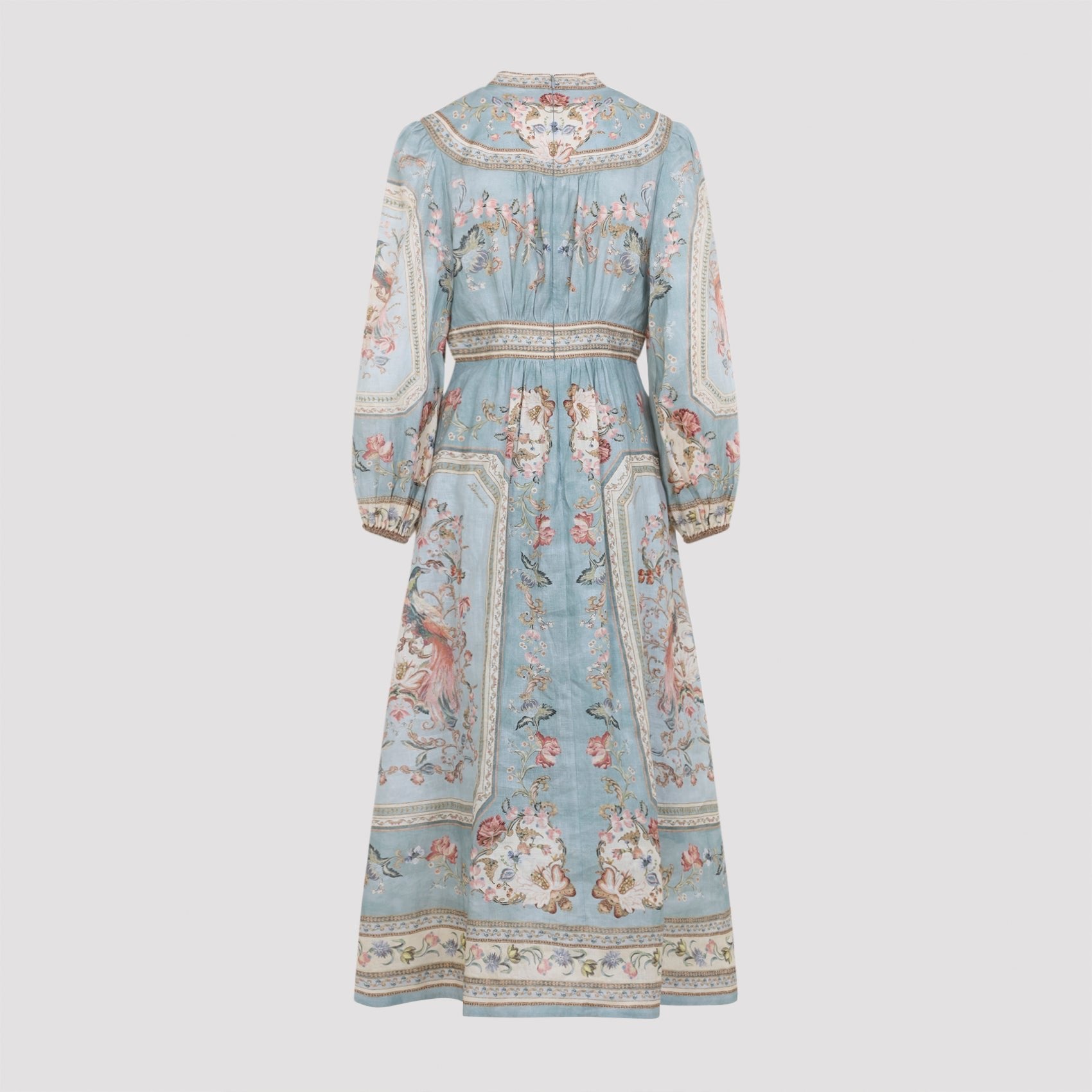 Zimmerman Roselight Plunge Midi Dress - WOMEN CLOTHING - Zimmermann - T.Luxy