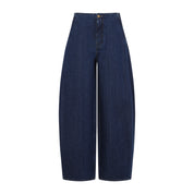 Jil Sander Wide Leg Denim Pants - WOMEN CLOTHING - JIL SANDER - T.Luxy