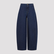 Jil Sander Wide Leg Denim Pants - WOMEN CLOTHING - JIL SANDER - T.Luxy