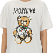 Moschino Couture Teddy Bear Cotton T-Shirt