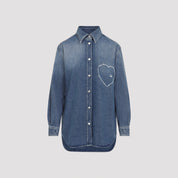 Moschino Shirts - Blue | ec885e95509062ff779df6f7b3626c0f8647a268