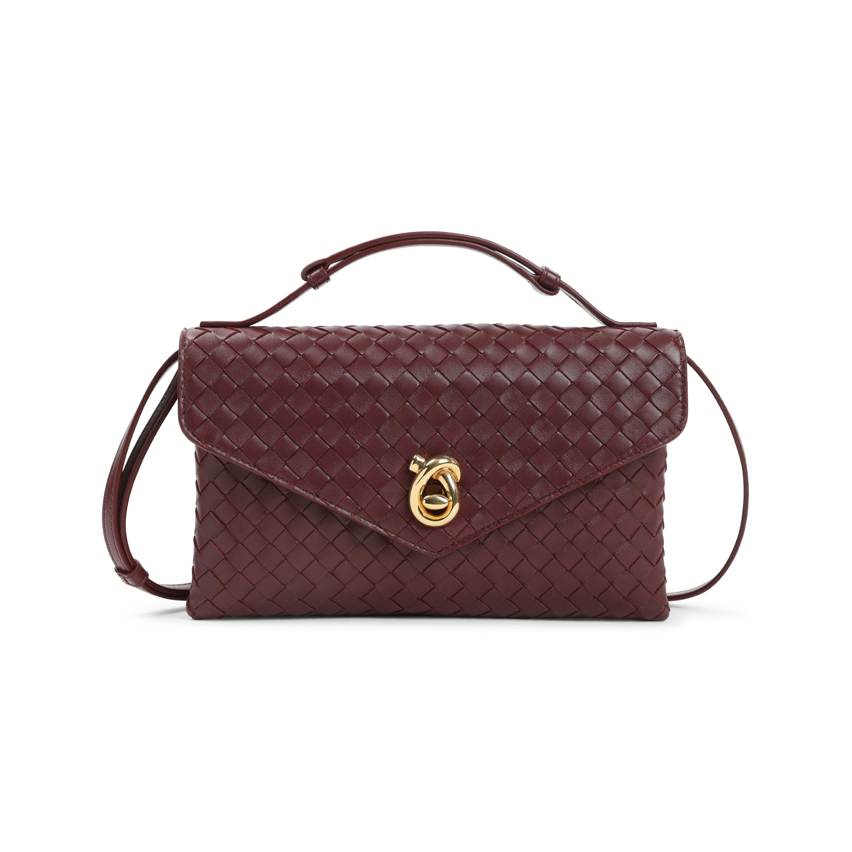 Bottega Veneta Knot Lock Shoulder Bag - WOMEN BAGS - BOTTEGA VENETA - T.Luxy