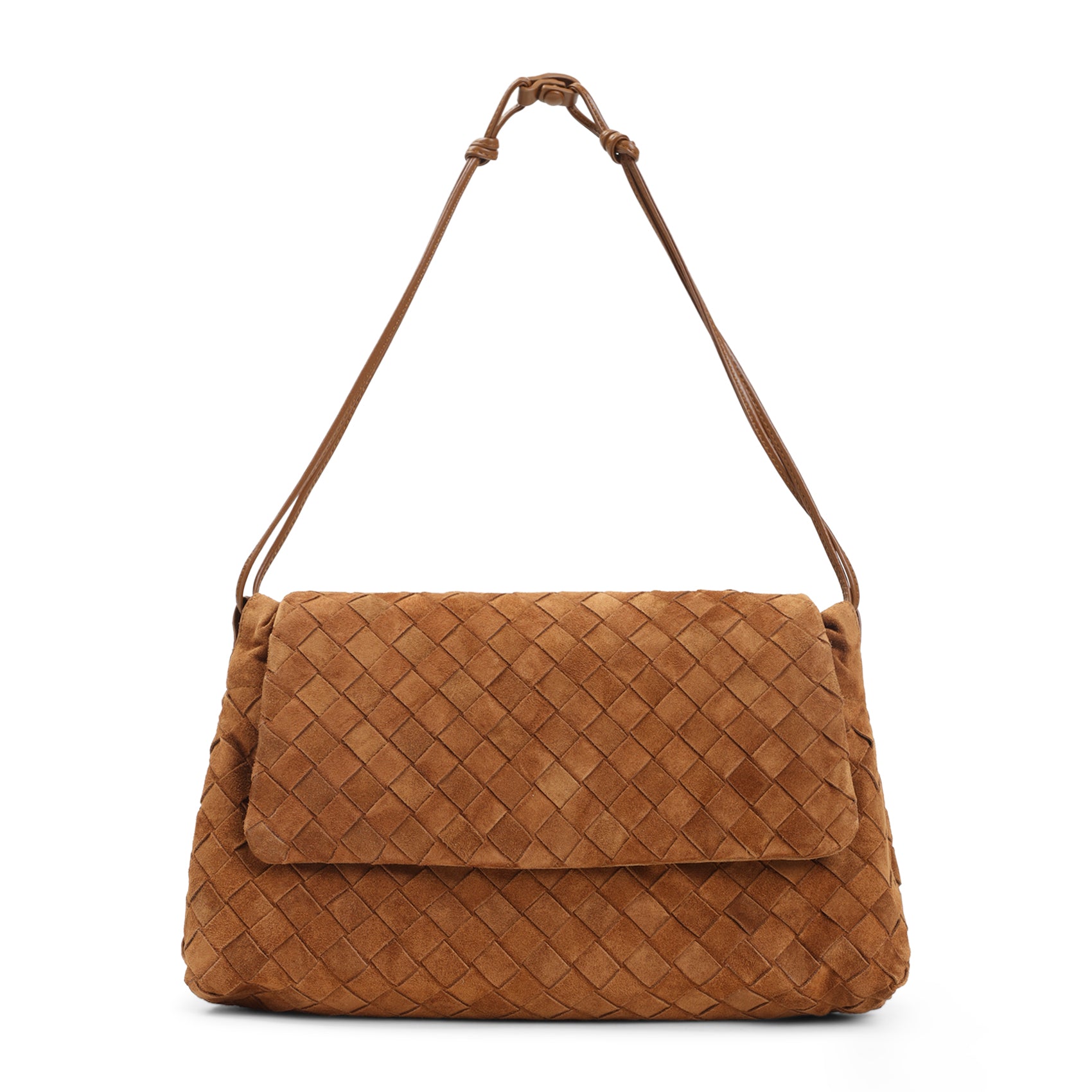 Bottega Veneta Suede Leather Pouch - WOMEN BAGS - BOTTEGA VENETA - T.Luxy