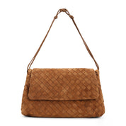 Bottega Veneta Suede Leather Pouch - WOMEN BAGS - BOTTEGA VENETA - T.Luxy