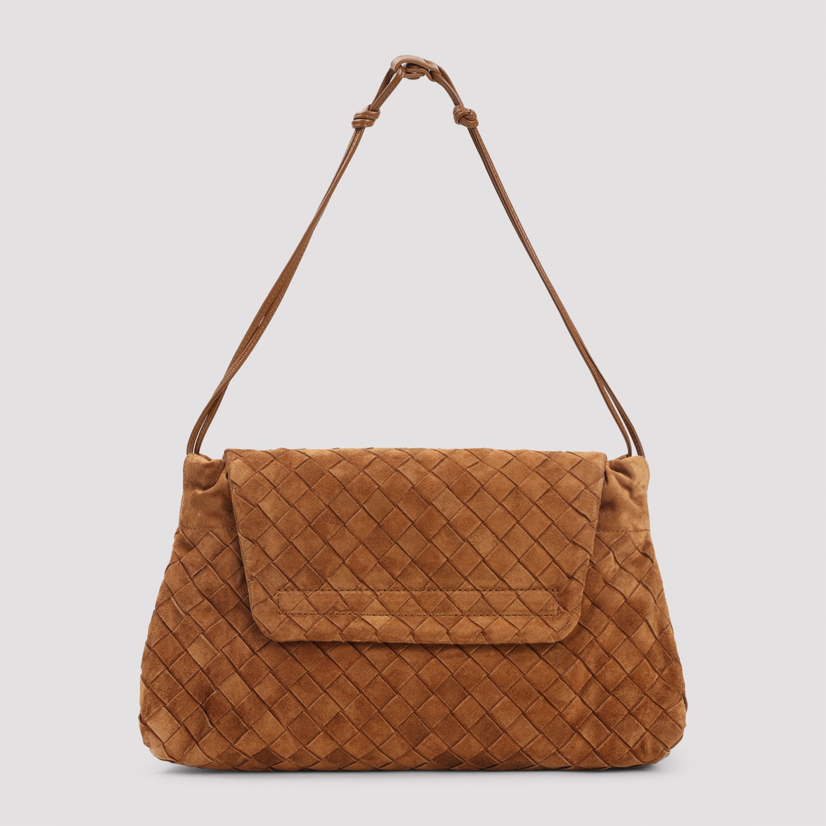 Bottega Veneta Suede Leather Pouch - WOMEN BAGS - BOTTEGA VENETA - T.Luxy