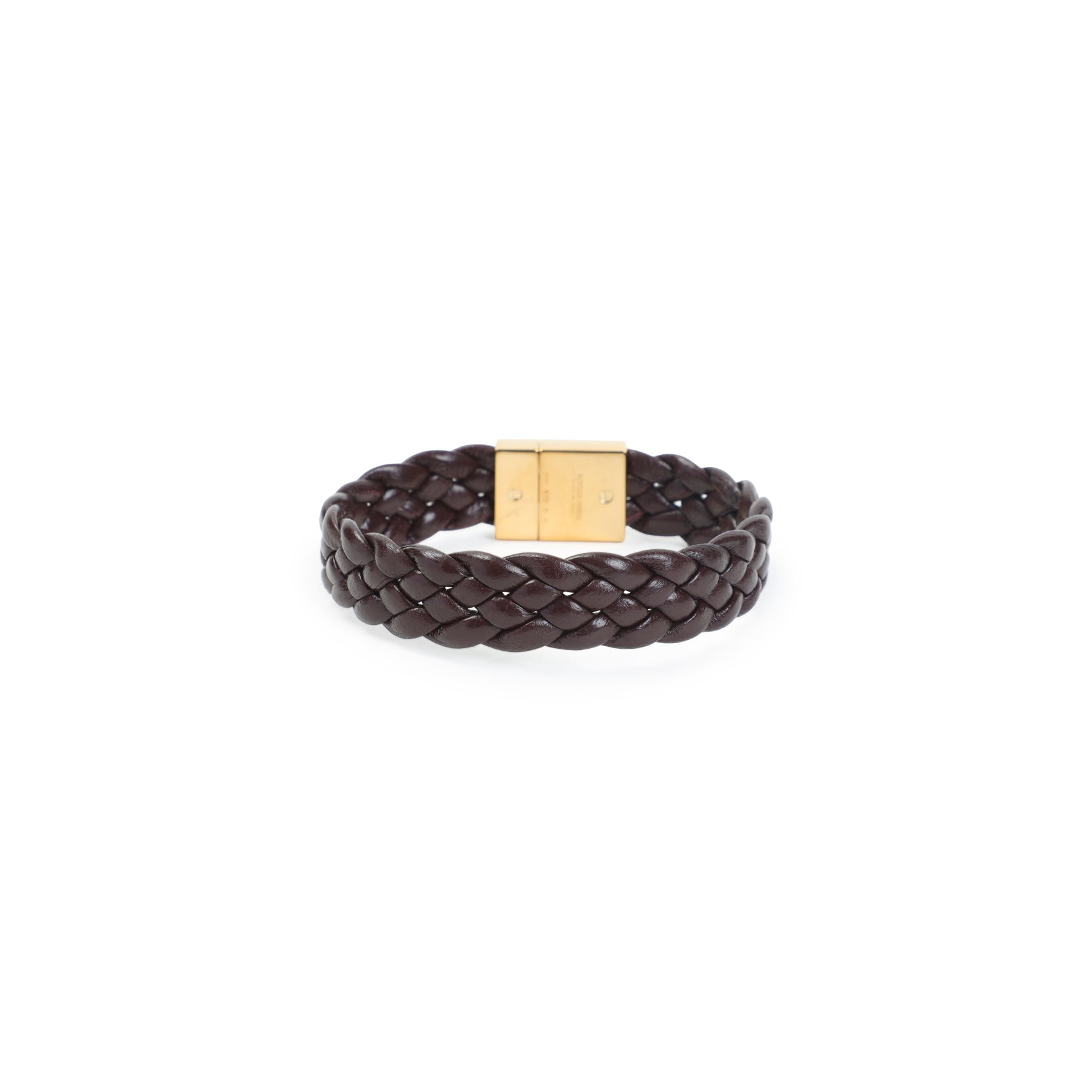 Bottega Veneta Intrecciato Leather Bracelet - WOMEN ACCESSORIES - BOTTEGA VENETA - T.Luxy