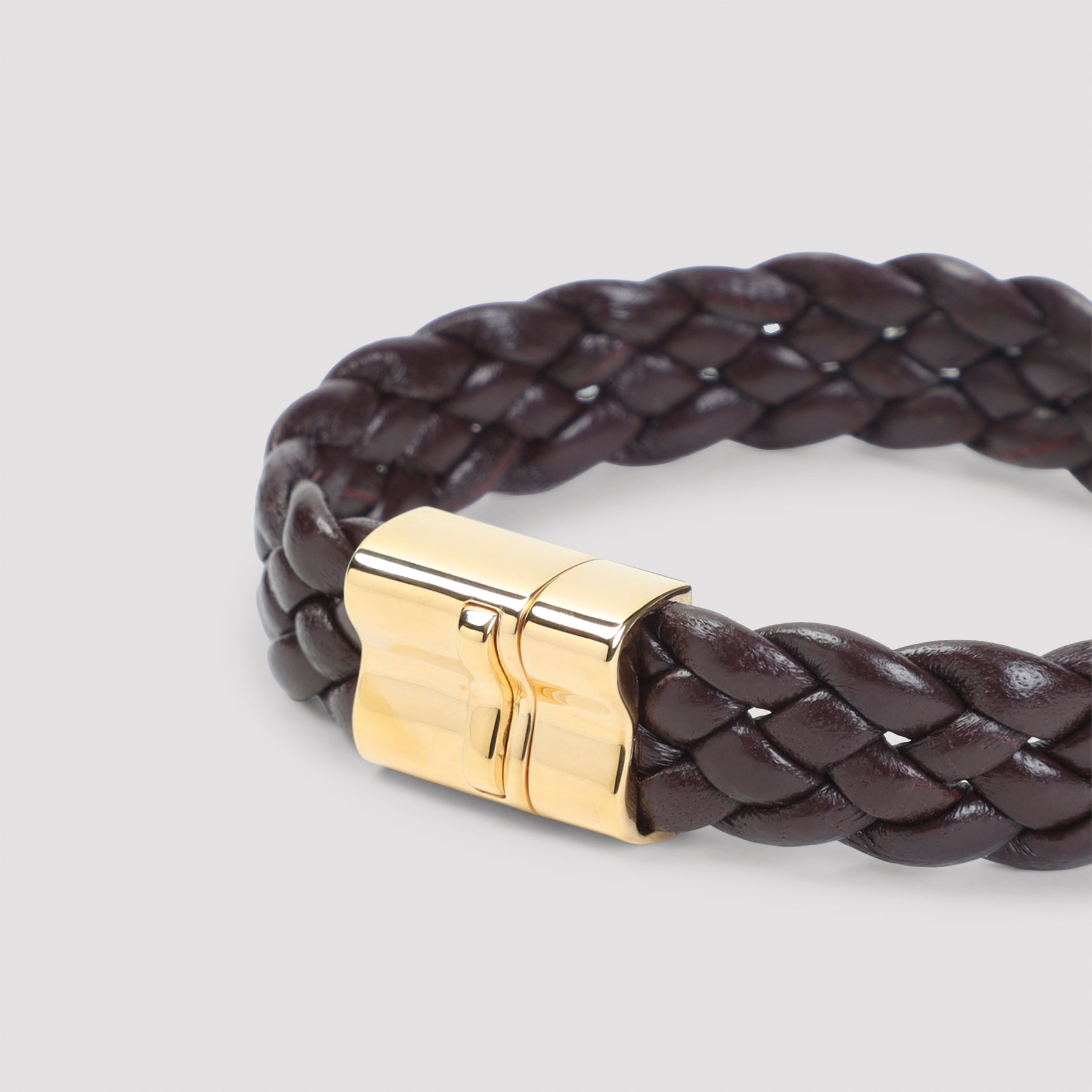 Bottega Veneta Intrecciato Leather Bracelet - WOMEN ACCESSORIES - BOTTEGA VENETA - T.Luxy