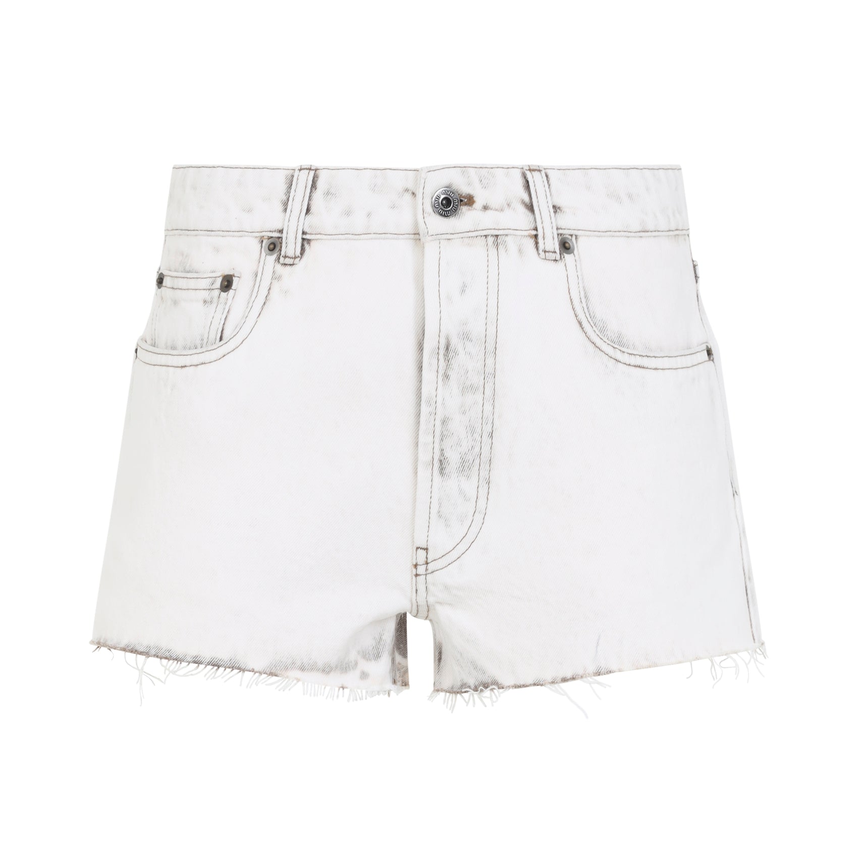 Miu Miu Denim Short - WOMEN CLOTHING - MIU MIU - T.Luxy
