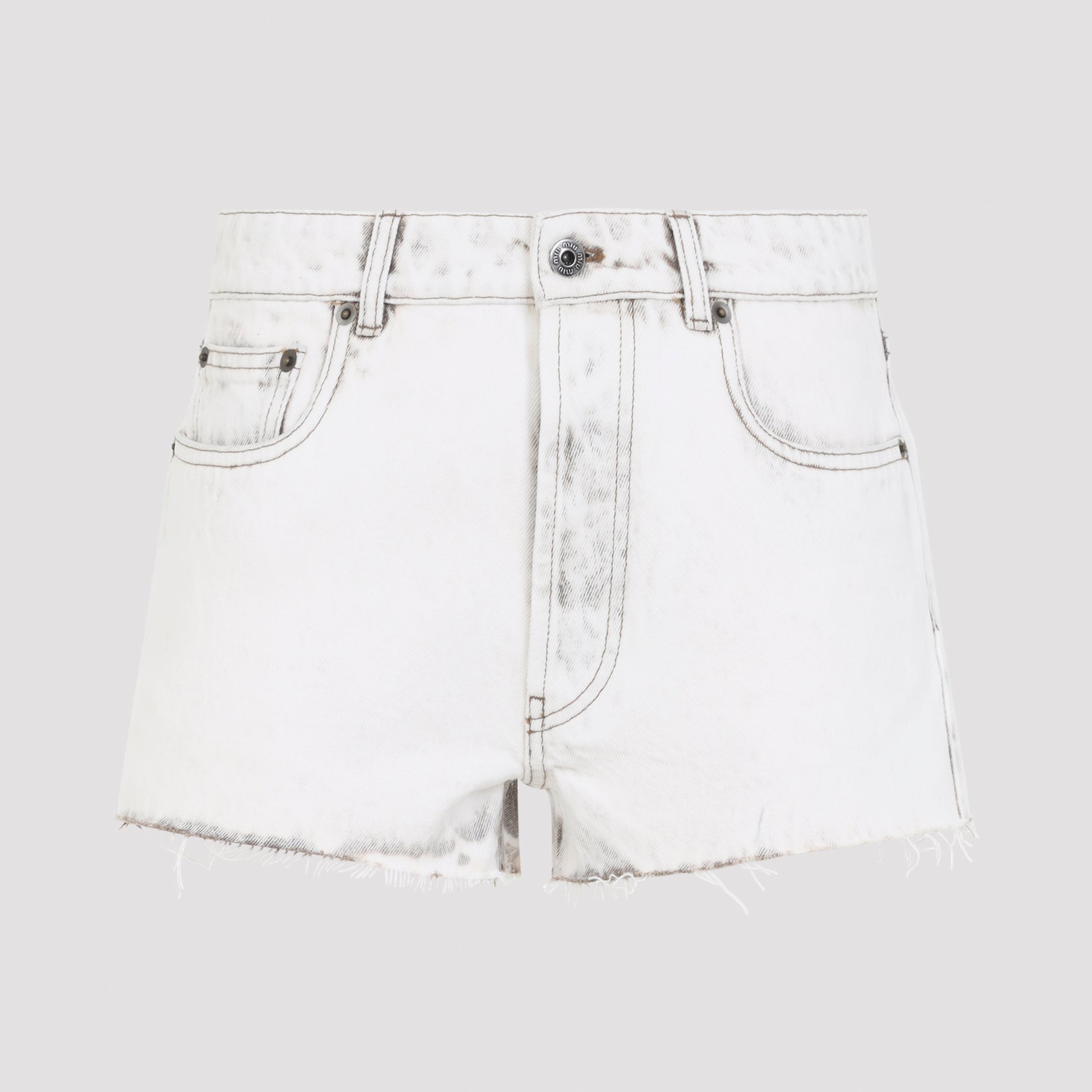 Miu Miu Denim Short - WOMEN CLOTHING - MIU MIU - T.Luxy