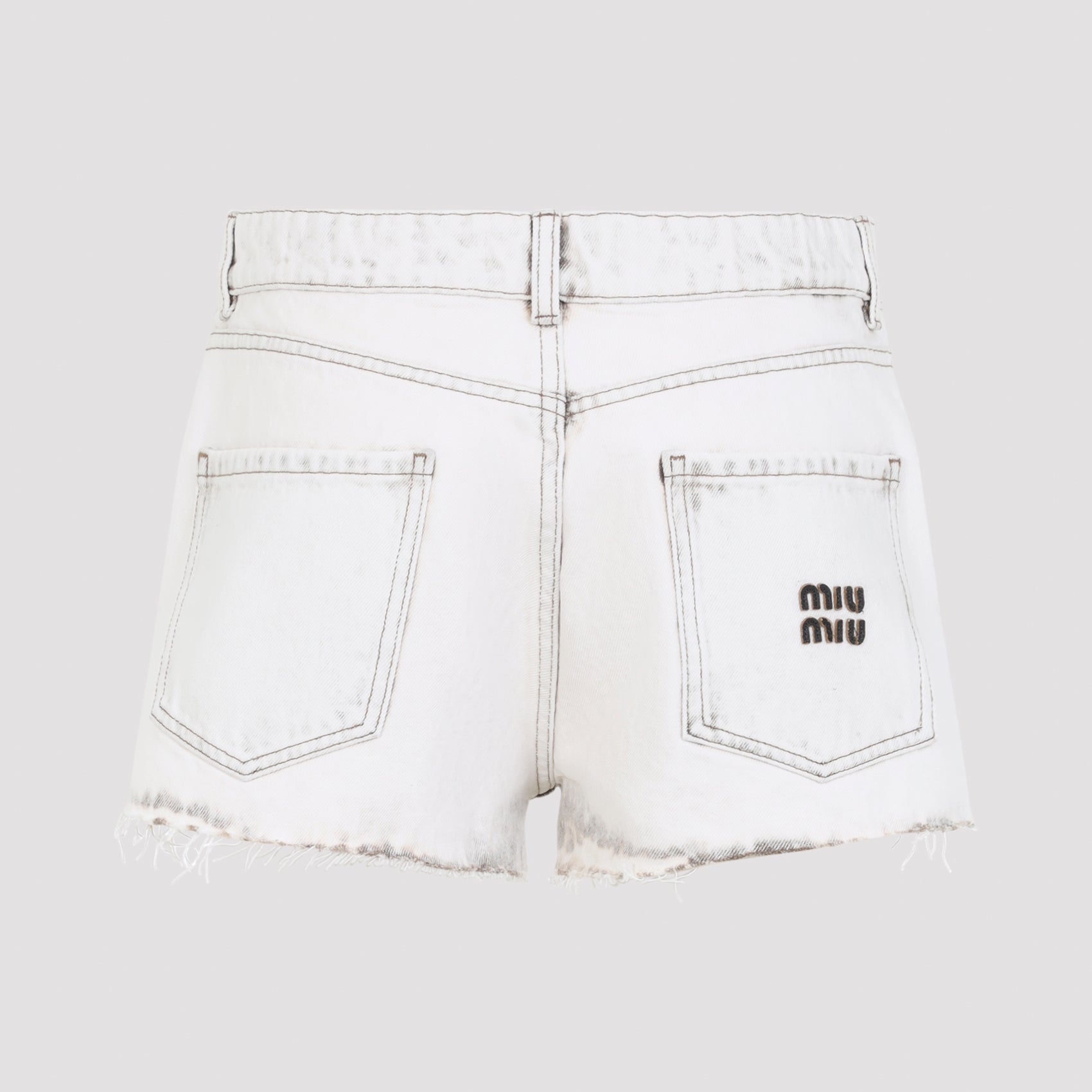 Miu Miu Denim Short - WOMEN CLOTHING - MIU MIU - T.Luxy