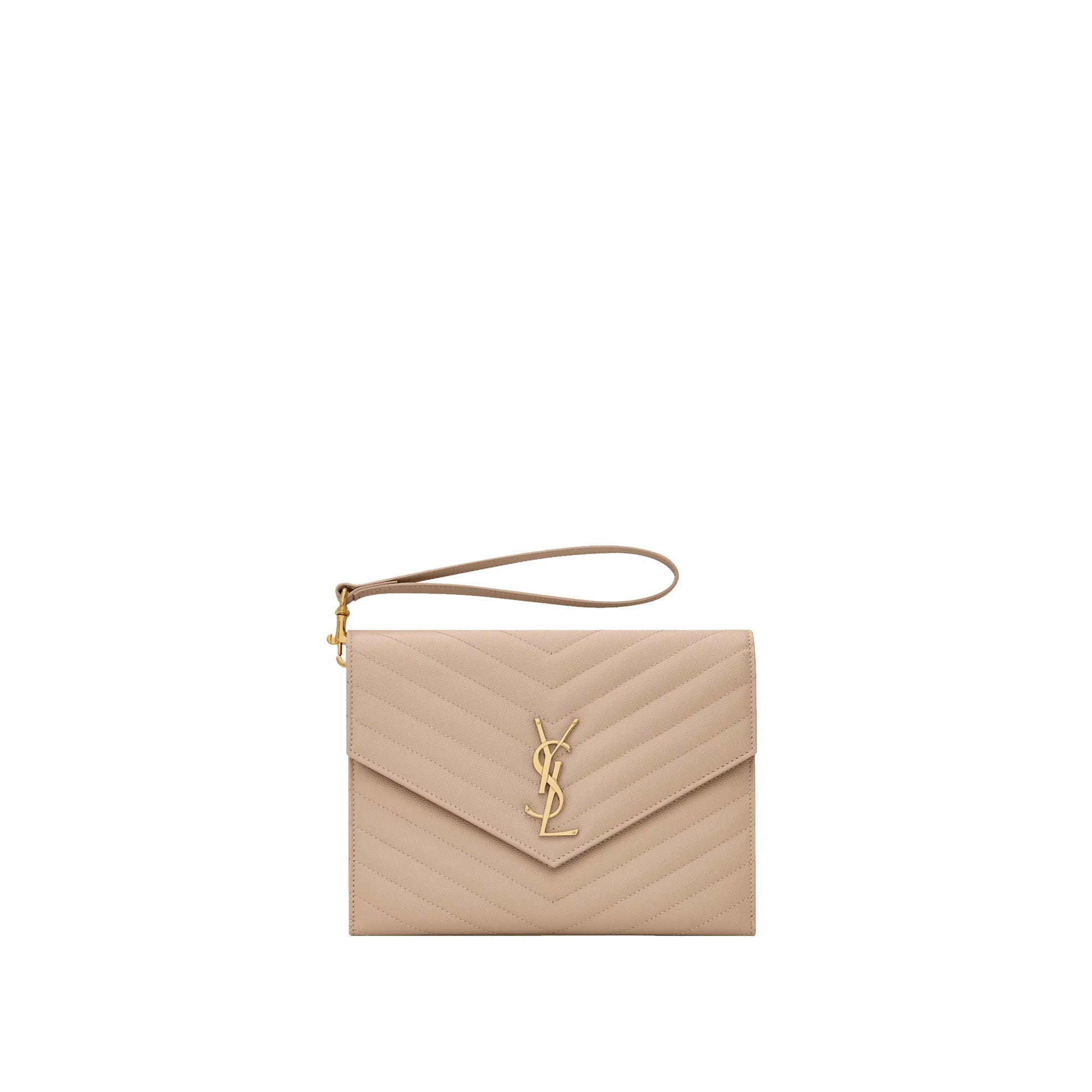 Saint Laurent Cassandre Matelassé Pouch - WOMEN BAGS - SAINT LAURENT - T.Luxy