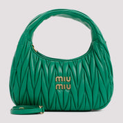 Miu Miu Small Wander Matelassé Hobo Bag - WOMEN BAGS - MIU MIU - T.Luxy