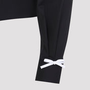 Moschino Black Bow Jacket - WOMEN CLOTHING - Moschino - T.Luxy