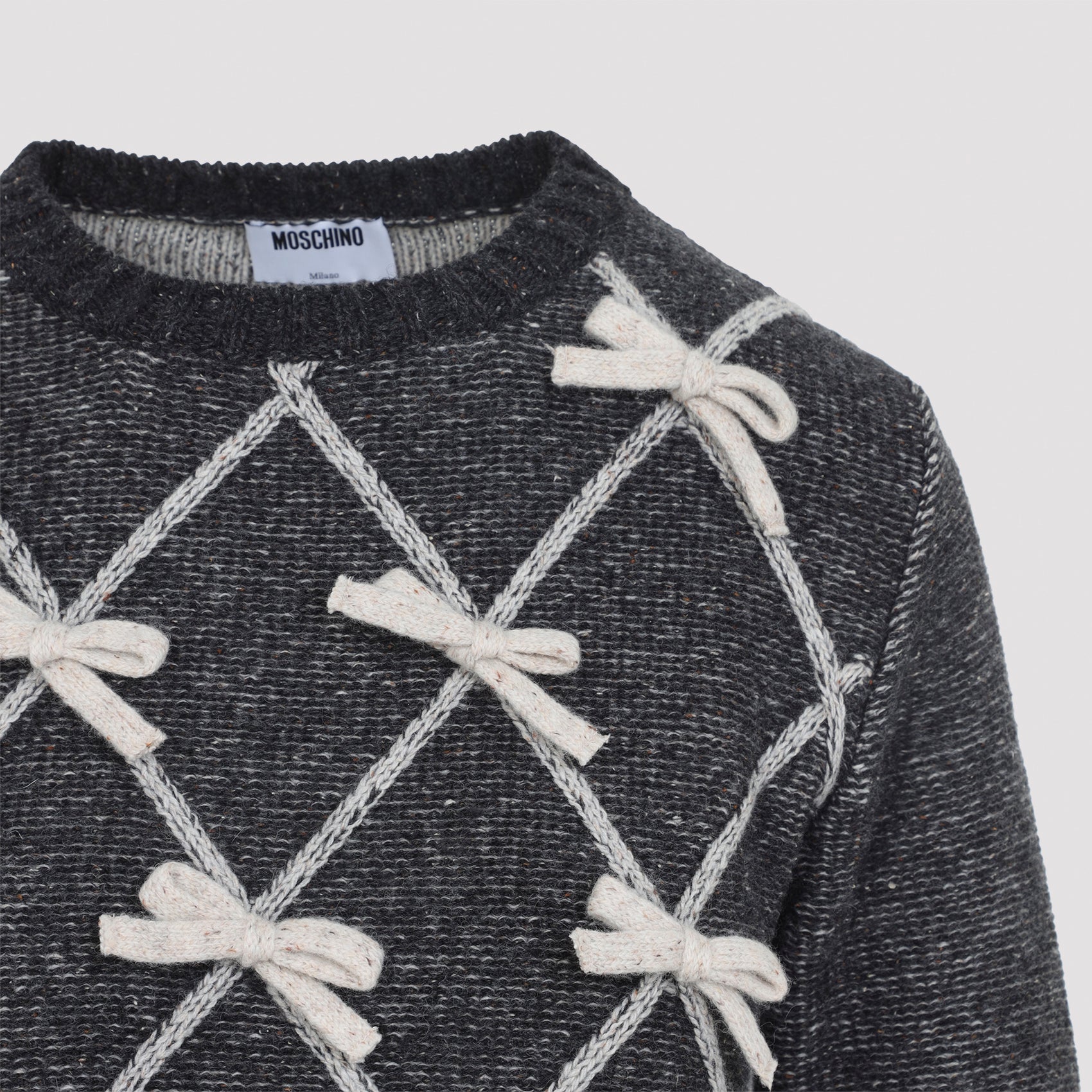 Moschino Bow Sweater - WOMEN CLOTHING - MOSCHINO - T.Luxy