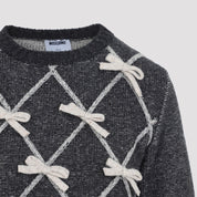Moschino Bow Sweater - WOMEN CLOTHING - MOSCHINO - T.Luxy
