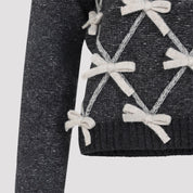 Moschino Bow Sweater - WOMEN CLOTHING - MOSCHINO - T.Luxy