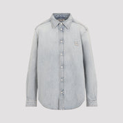 Miu Miu Denim Shirt - WOMEN CLOTHING - MIU MIU - T.Luxy