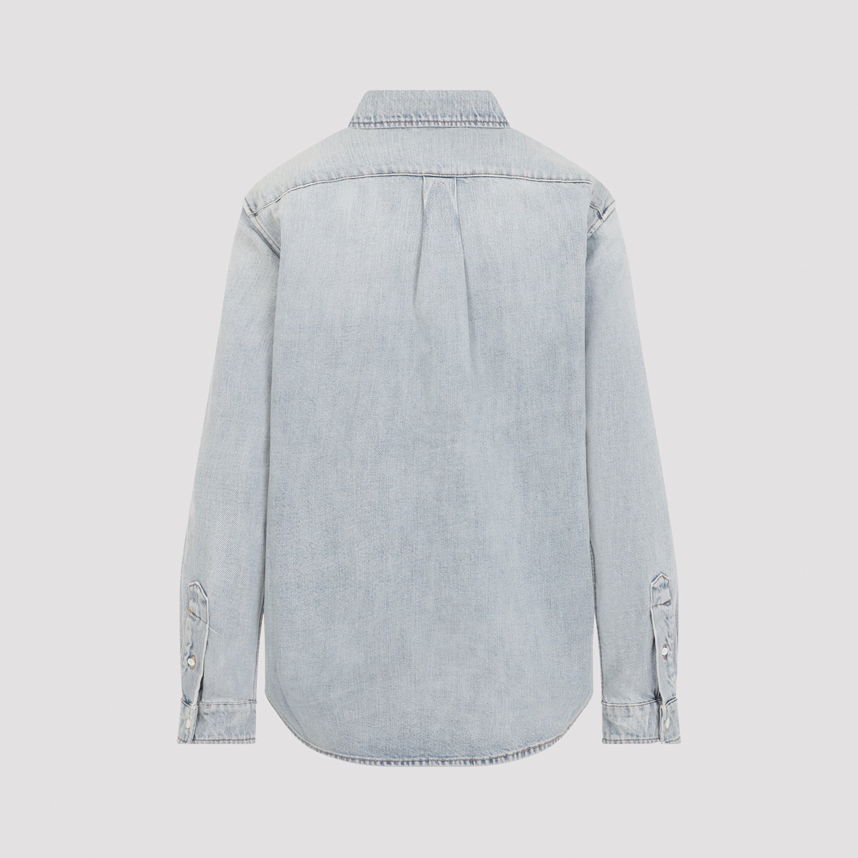 Miu Miu Denim Shirt - WOMEN CLOTHING - MIU MIU - T.Luxy