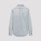 Miu Miu Denim Shirt - WOMEN CLOTHING - MIU MIU - T.Luxy