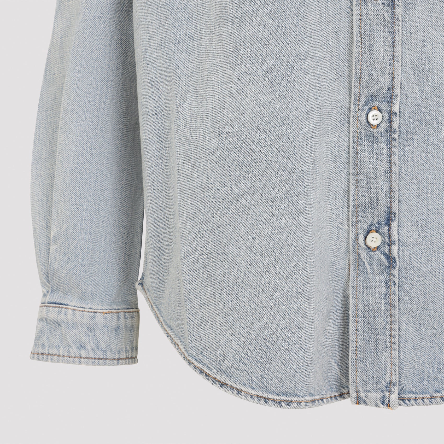 Miu Miu Denim Shirt - WOMEN CLOTHING - MIU MIU - T.Luxy