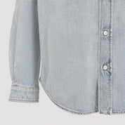 Miu Miu Denim Shirt - WOMEN CLOTHING - MIU MIU - T.Luxy