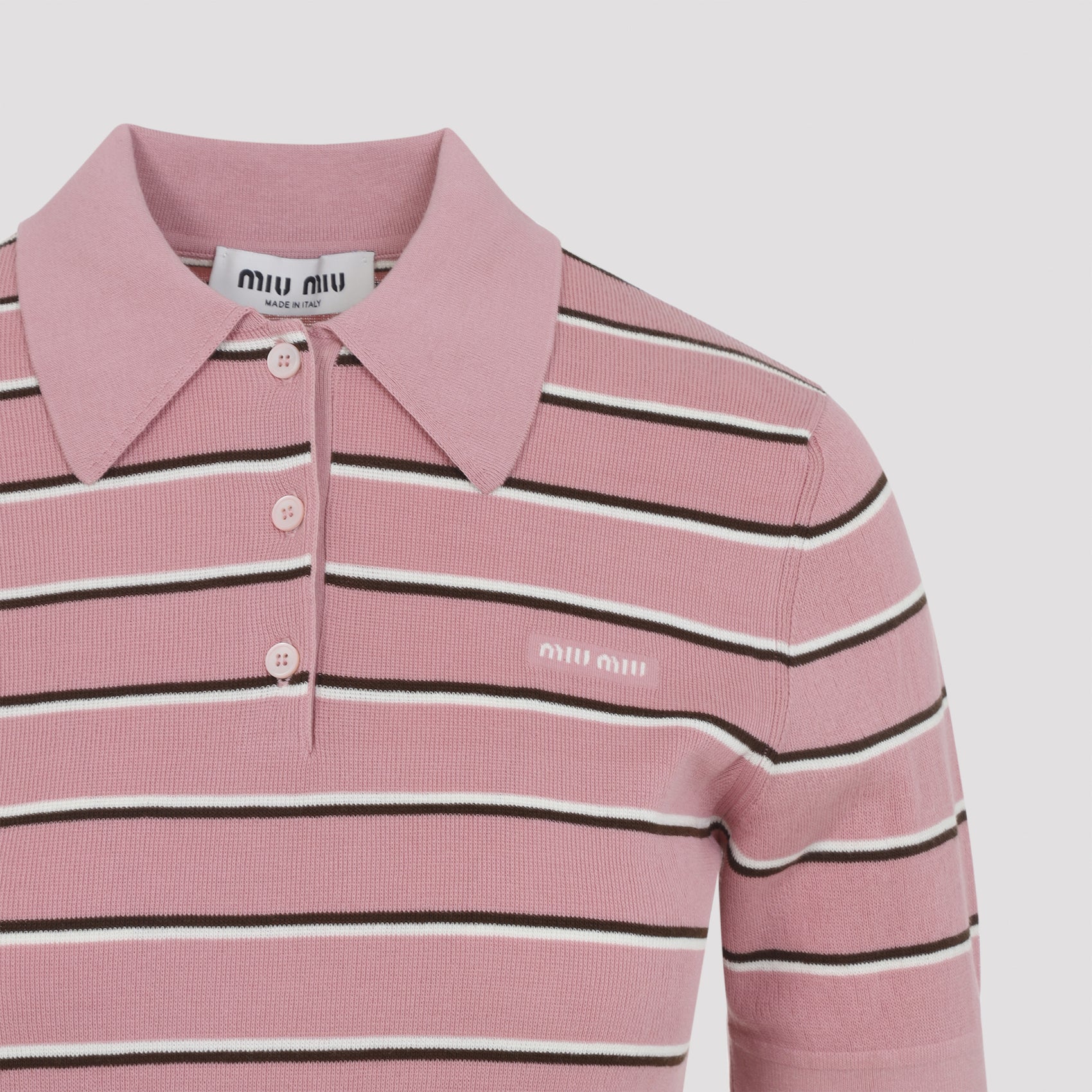 Miu Miu Polo - Pink & Purple | 0498df94764dc646f922b56eedd5e1c1305e5cf0