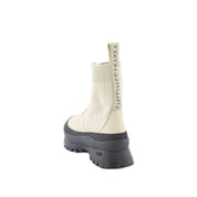 Stella McCartney Chelsea Knit Lace-Up Trace Boots